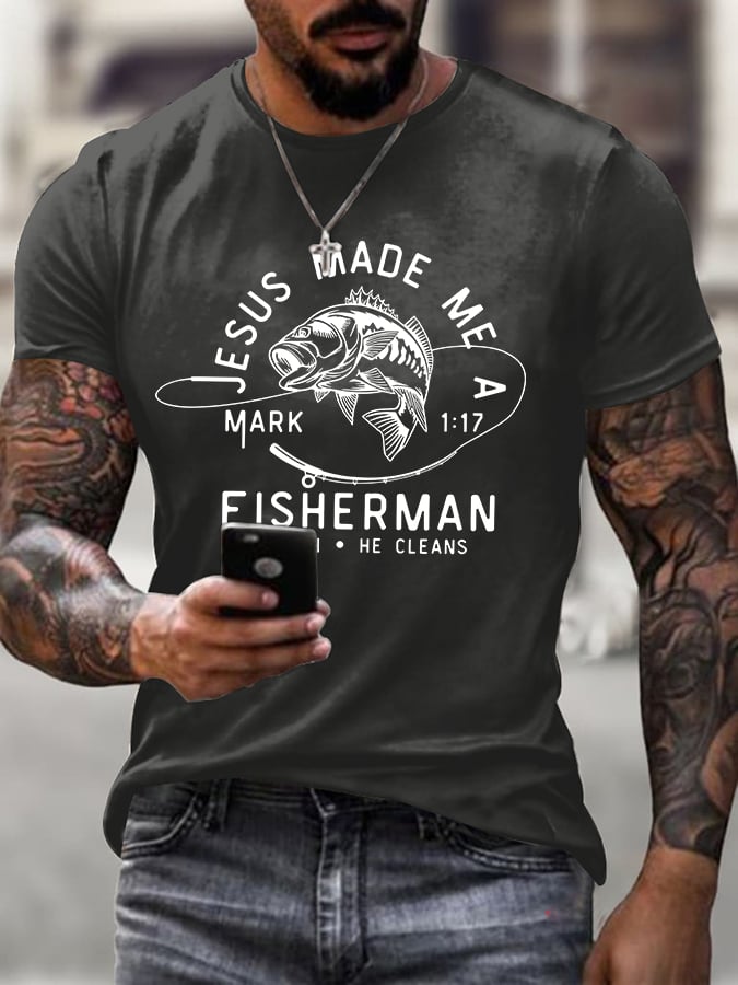 🔥Buy 3 Get 15% Off🔥Men'S Casual Faith Short-Sleeved T-Shirt