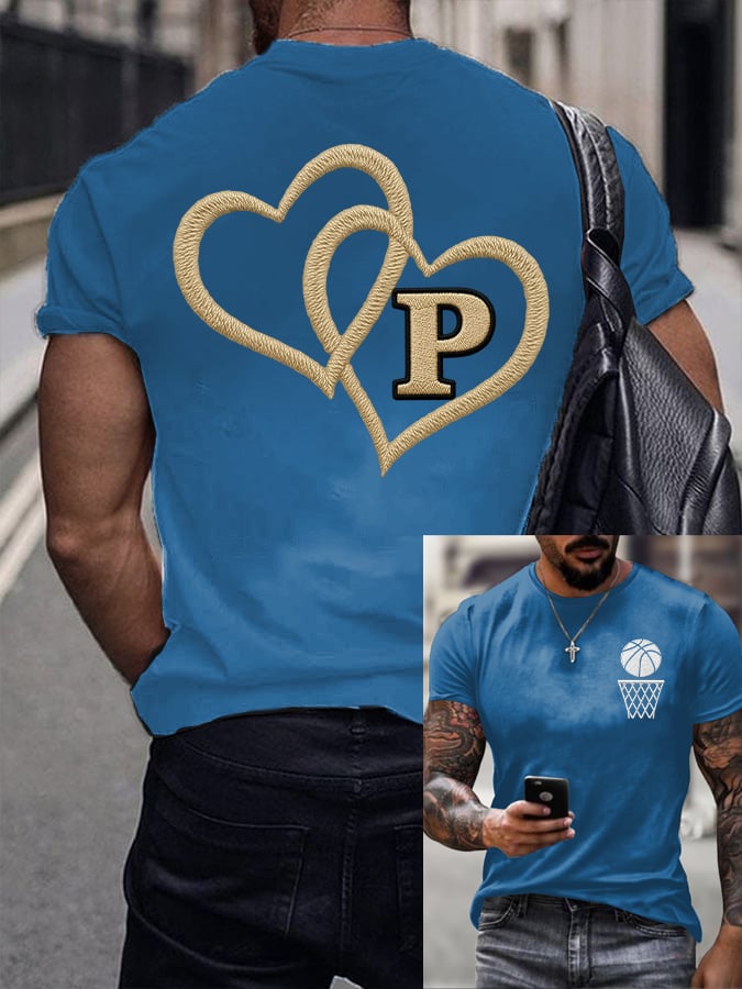 Men's Basketball Print short-sleeved T-shirt