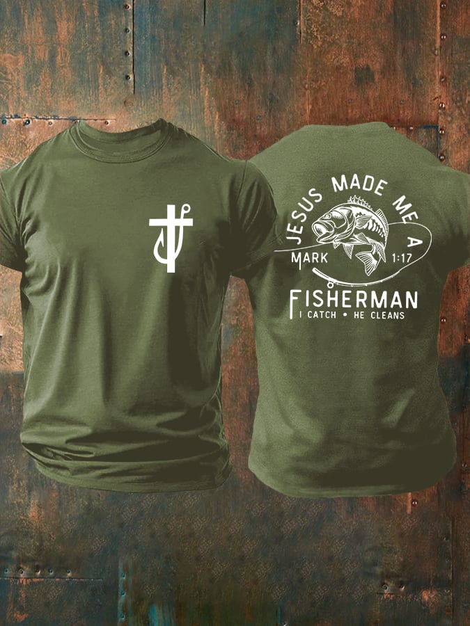 🔥Buy 3 Get 15% Off🔥Men'S Casual Faith Short-Sleeved T-Shirt