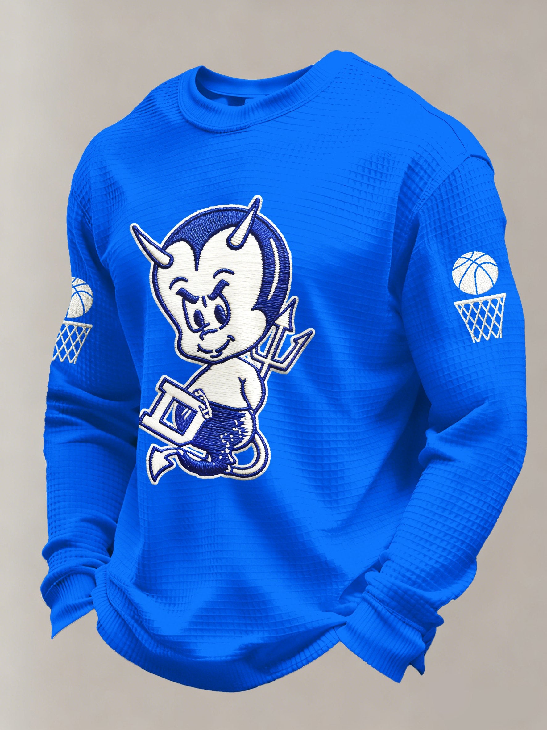 Men's Basketball Printed Casual Long-Sleeved Top