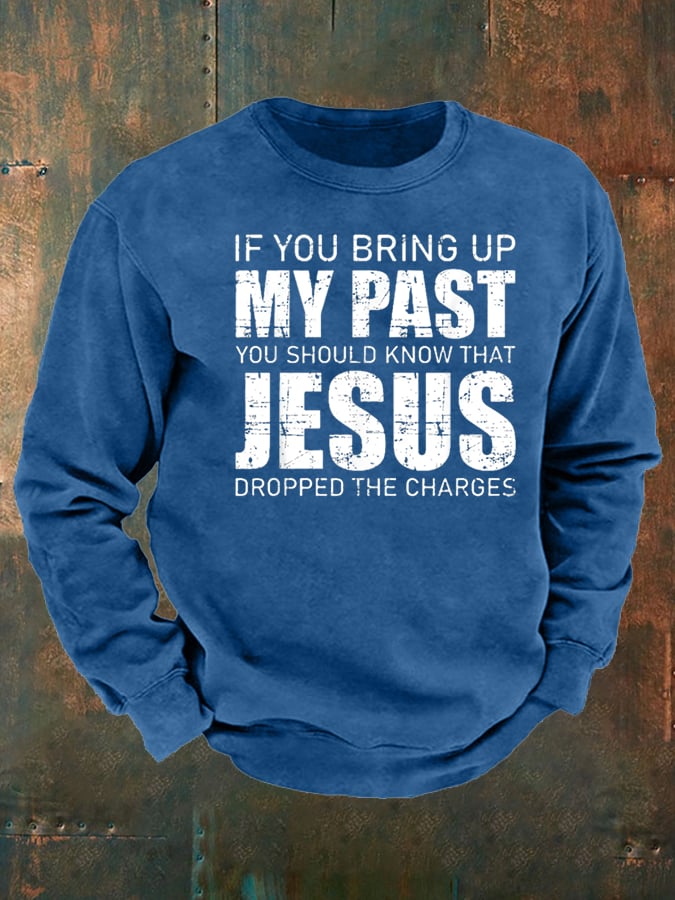 🔥Buy 3 Get 15% Off🔥Men's My Walk with God Sweatshirt