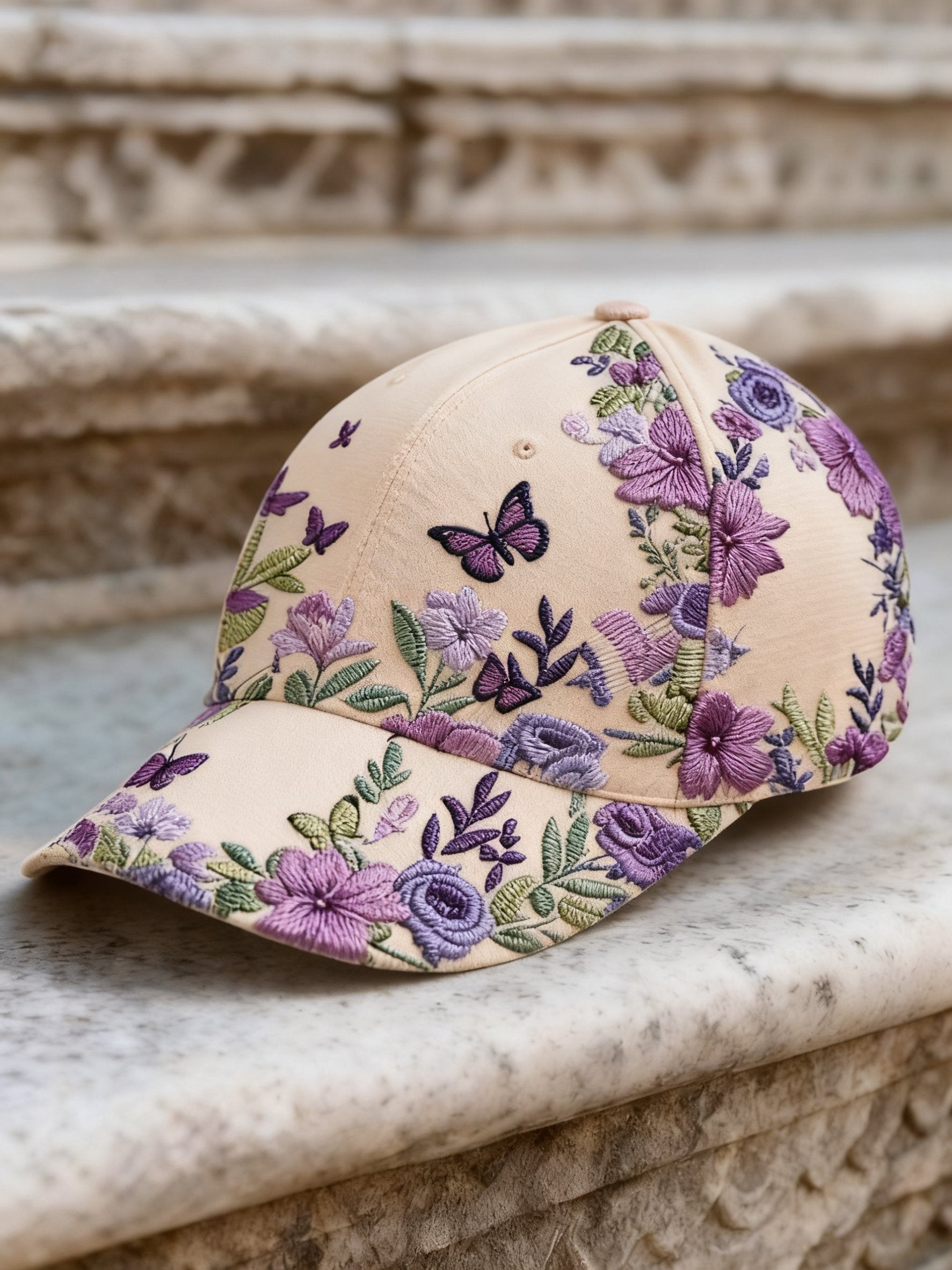 Women's Retro Bohemian Floral Print Casual Hat