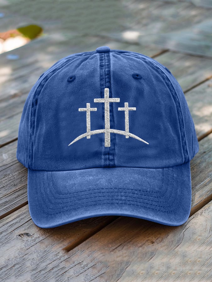 🔥Buy 3 Get 15% Off🔥Unisex Retro Faith Cross Print Hats