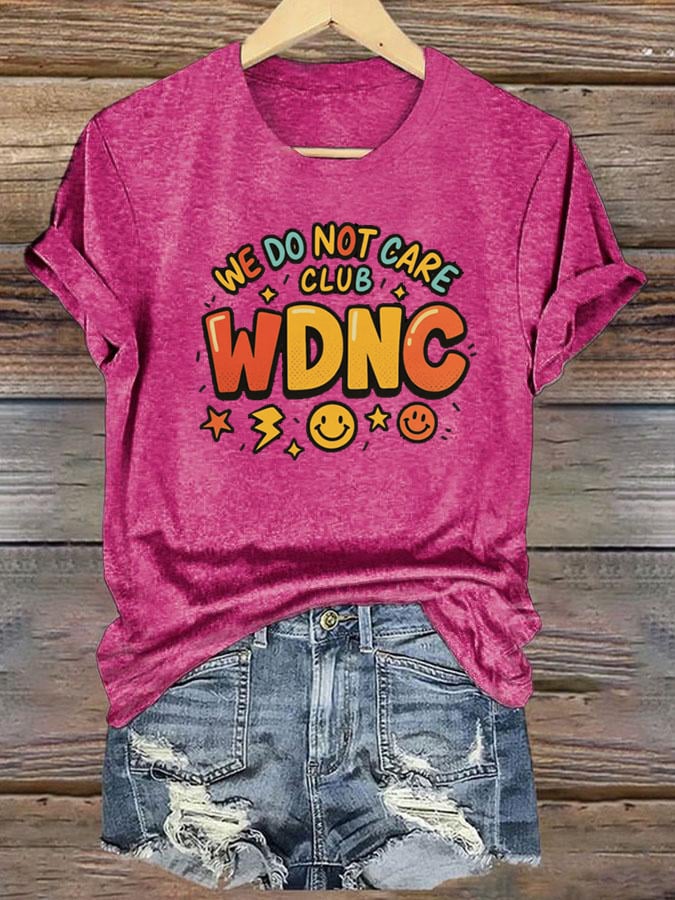 Women's Retro Funny Proud Member Of Club Menopause Perimenopause Print T-Shirt