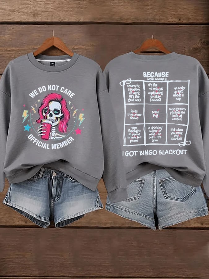 Women's WDNC Menopause And Perimenopause Print Sweatshirt