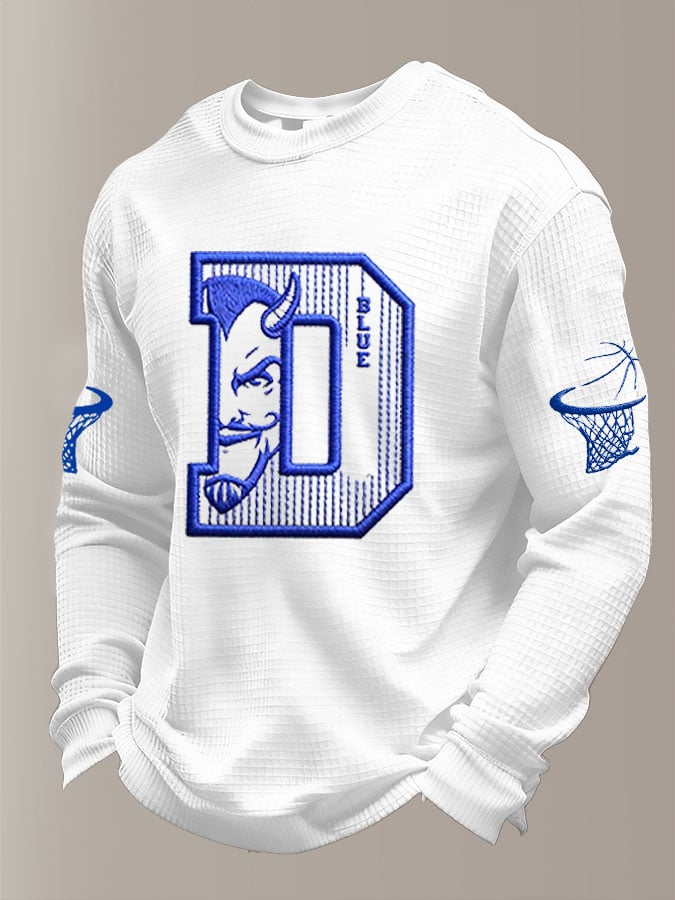 Men's Basketball Waffle Knit Long-Sleeve T-Shirt
