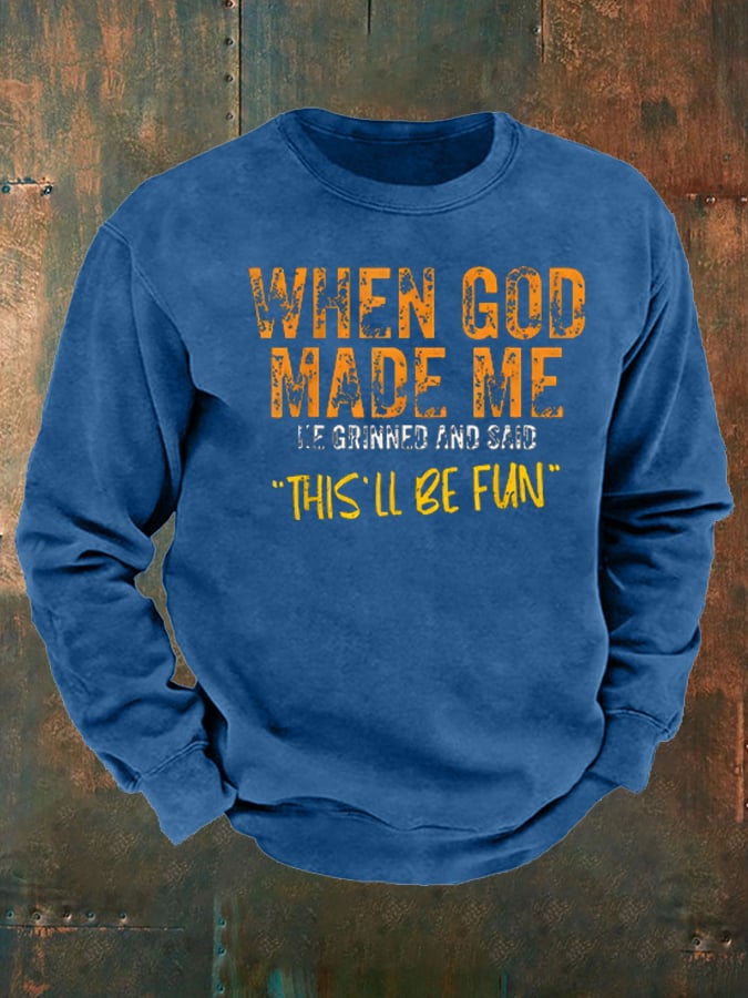 🔥Buy 3 Get 15% Off🔥Men's Casual Faith Short-Sleeved Sweatshirt