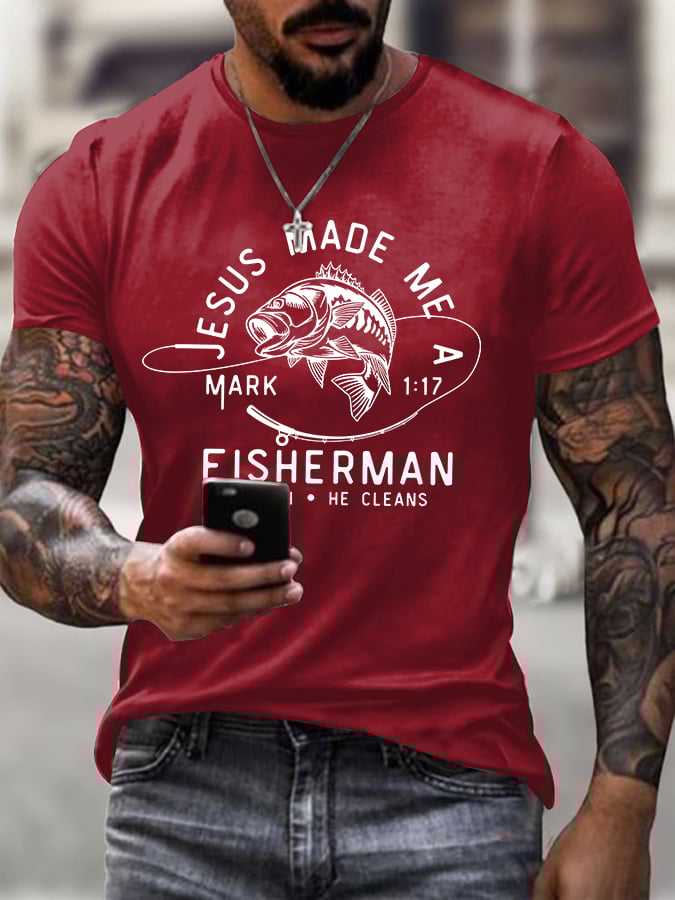 🔥Buy 3 Get 15% Off🔥Men'S Casual Faith Short-Sleeved T-Shirt