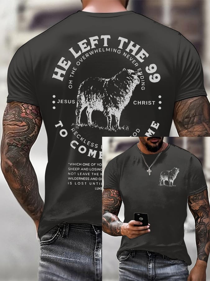 🔥Buy 3 Get 15% Off🔥Men'S Casual Faith Print T-Shirt
