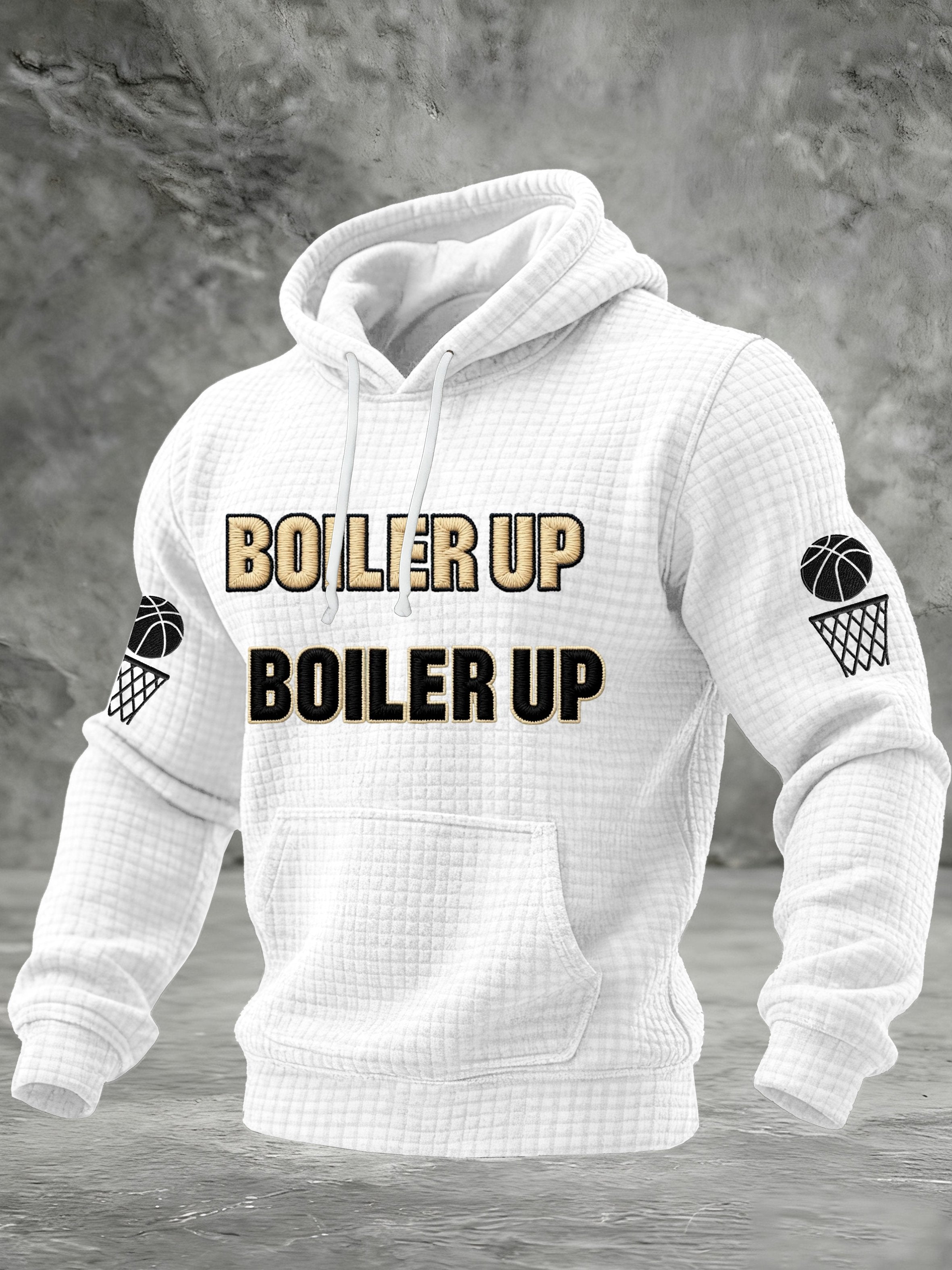 Men's Basketball Print Hoodie