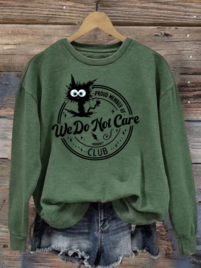 Retro Funny Proud Member Of Print Sweatshirt