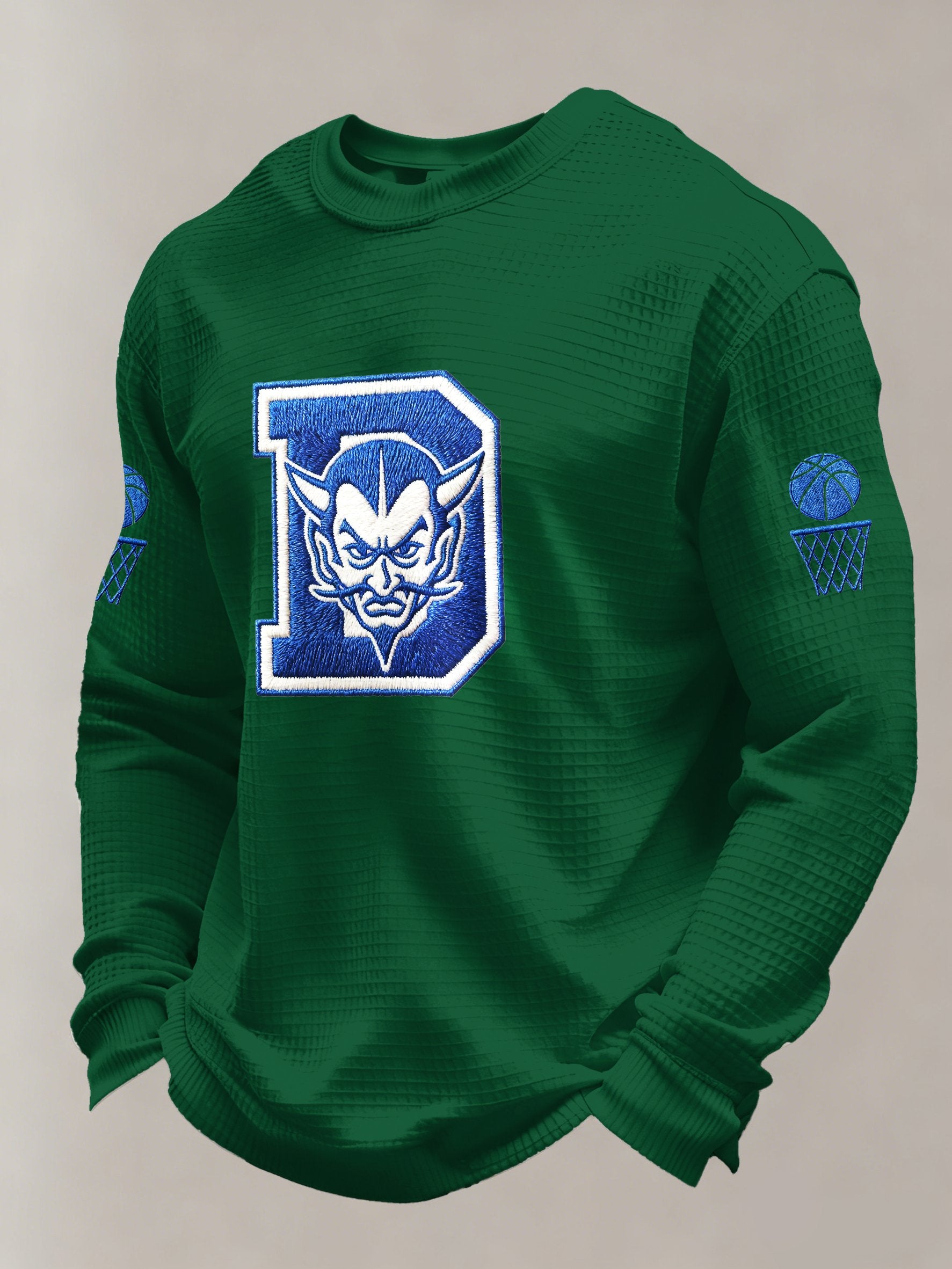 Men's Basketball Printed Casual Long-Sleeved Top