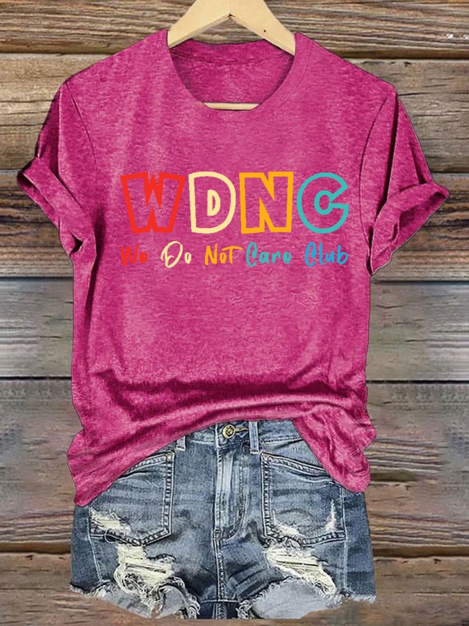 Women's Retro Funny Proud Member Of Club Menopause Perimenopause Print T-Shirt