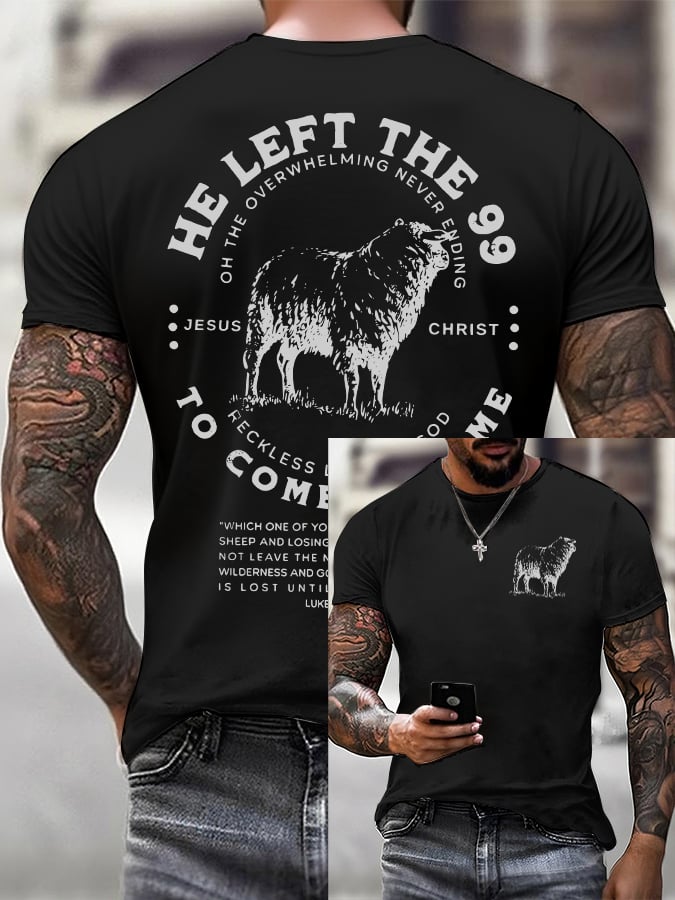 🔥Buy 3 Get 15% Off🔥Men'S Casual Faith Print T-Shirt
