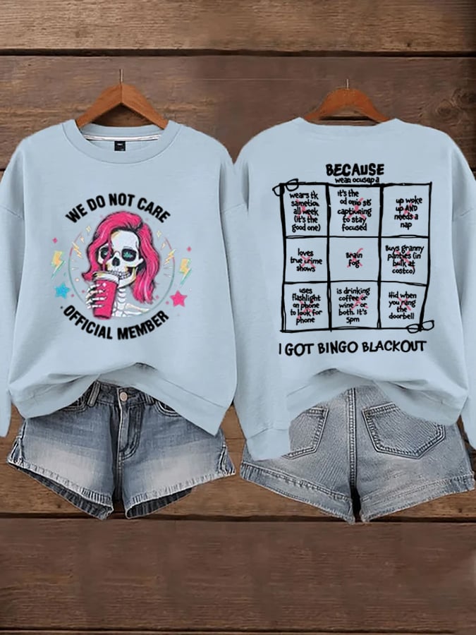 Women's WDNC Menopause And Perimenopause Print Sweatshirt