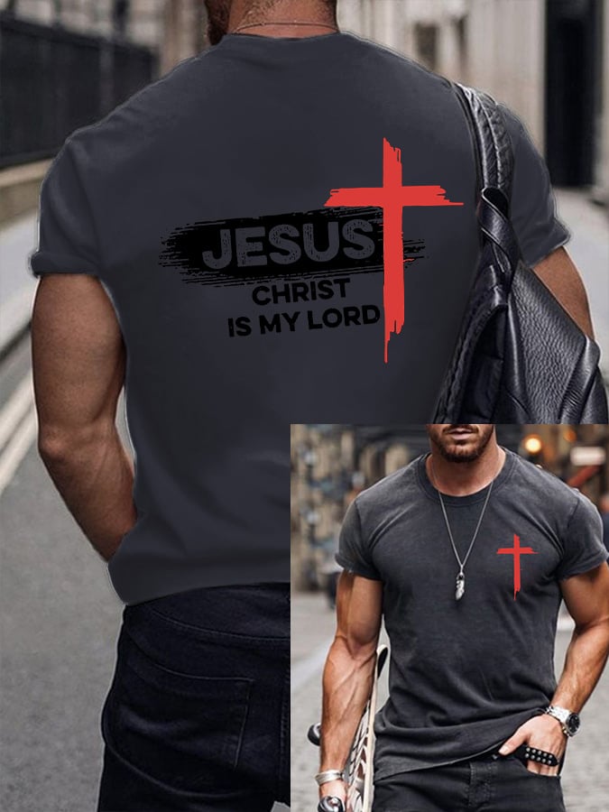 🔥Buy 3 Get 15% Off🔥Men'S Casual Faith Short-Sleeved T-Shirt