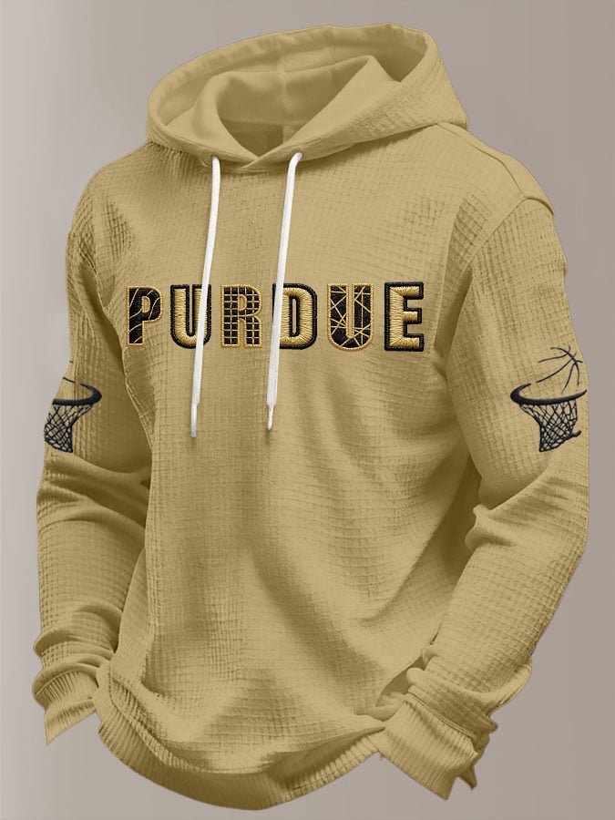 Men's Basketball Printed Waffle Hoodie