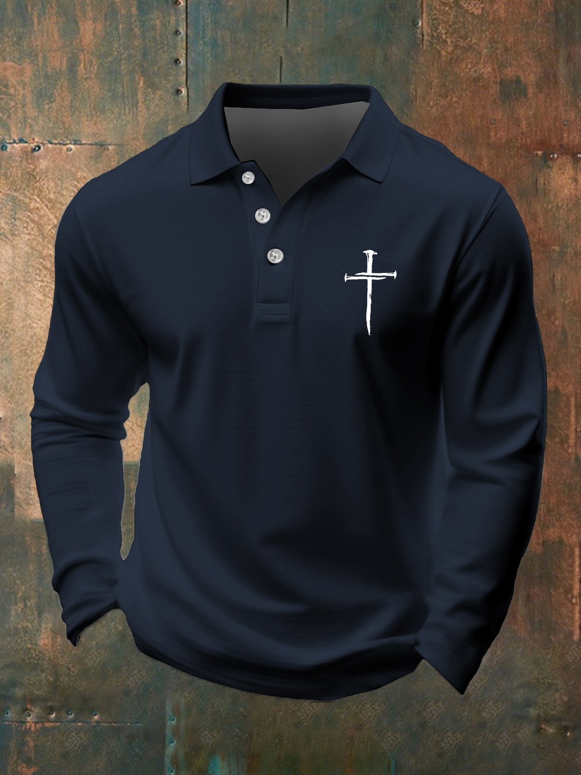 🔥Buy 3 Get 15% Off🔥Men's Casual Faith Long Sleeve Polo