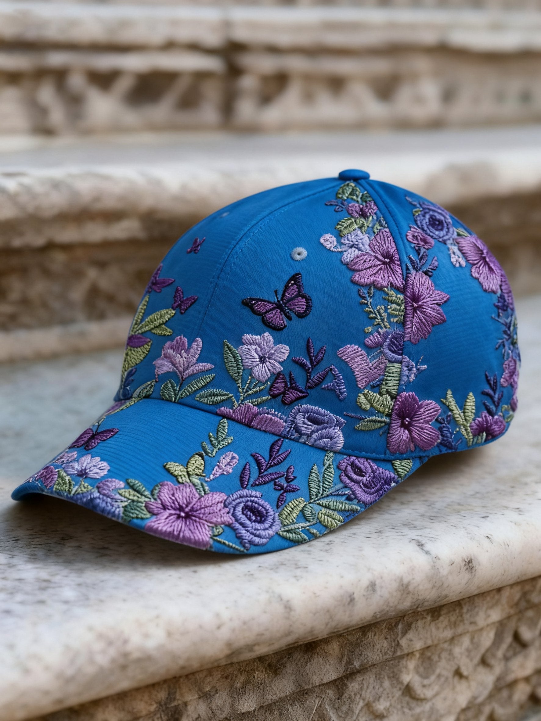 Women's Retro Bohemian Floral Print Casual Hat