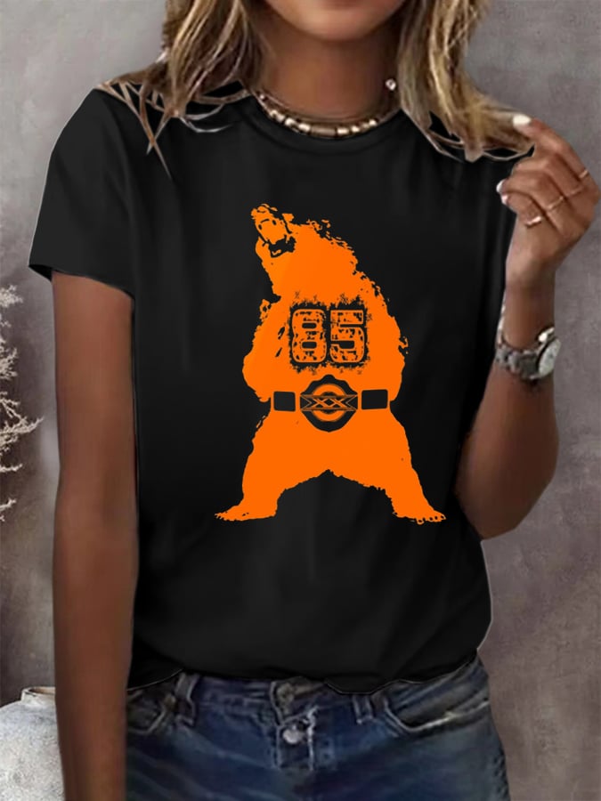 Women's Football Print T-Shirt