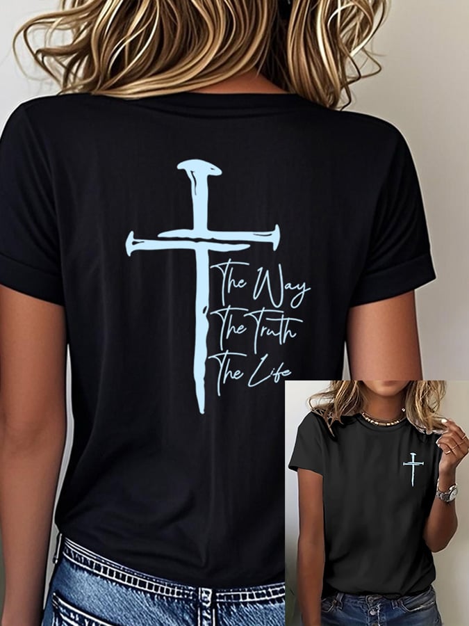 Women's The Way The Truth The Life Print T-Shirt