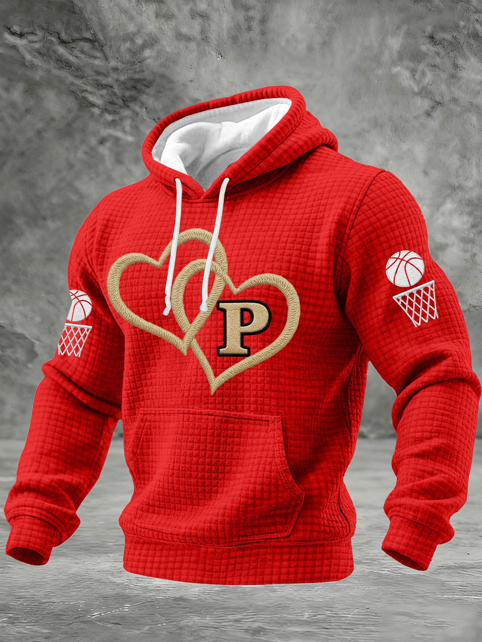 Men's Basketball Print Hoodie