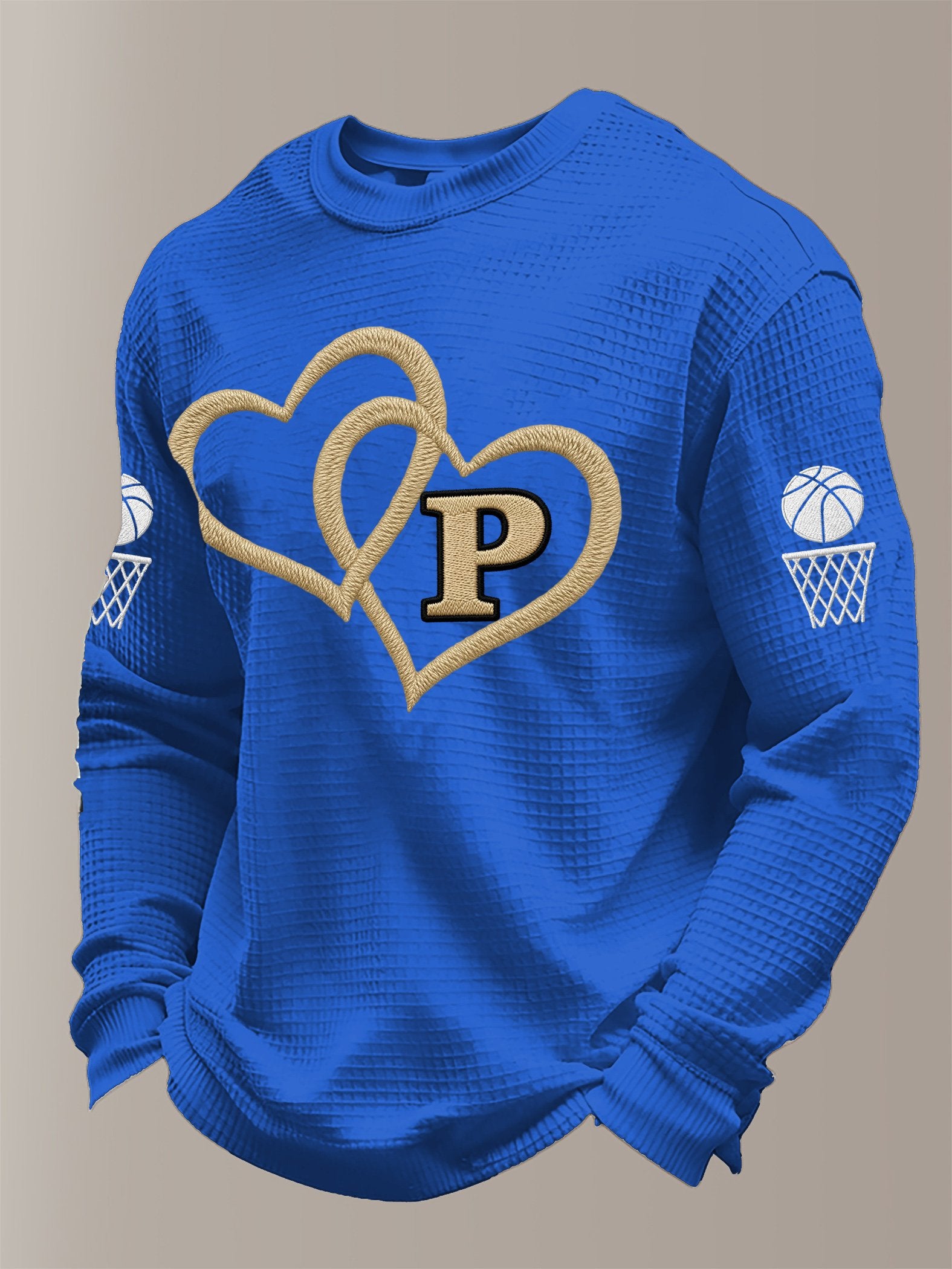 Men's Basketball Printed Casual Long-Sleeved Top