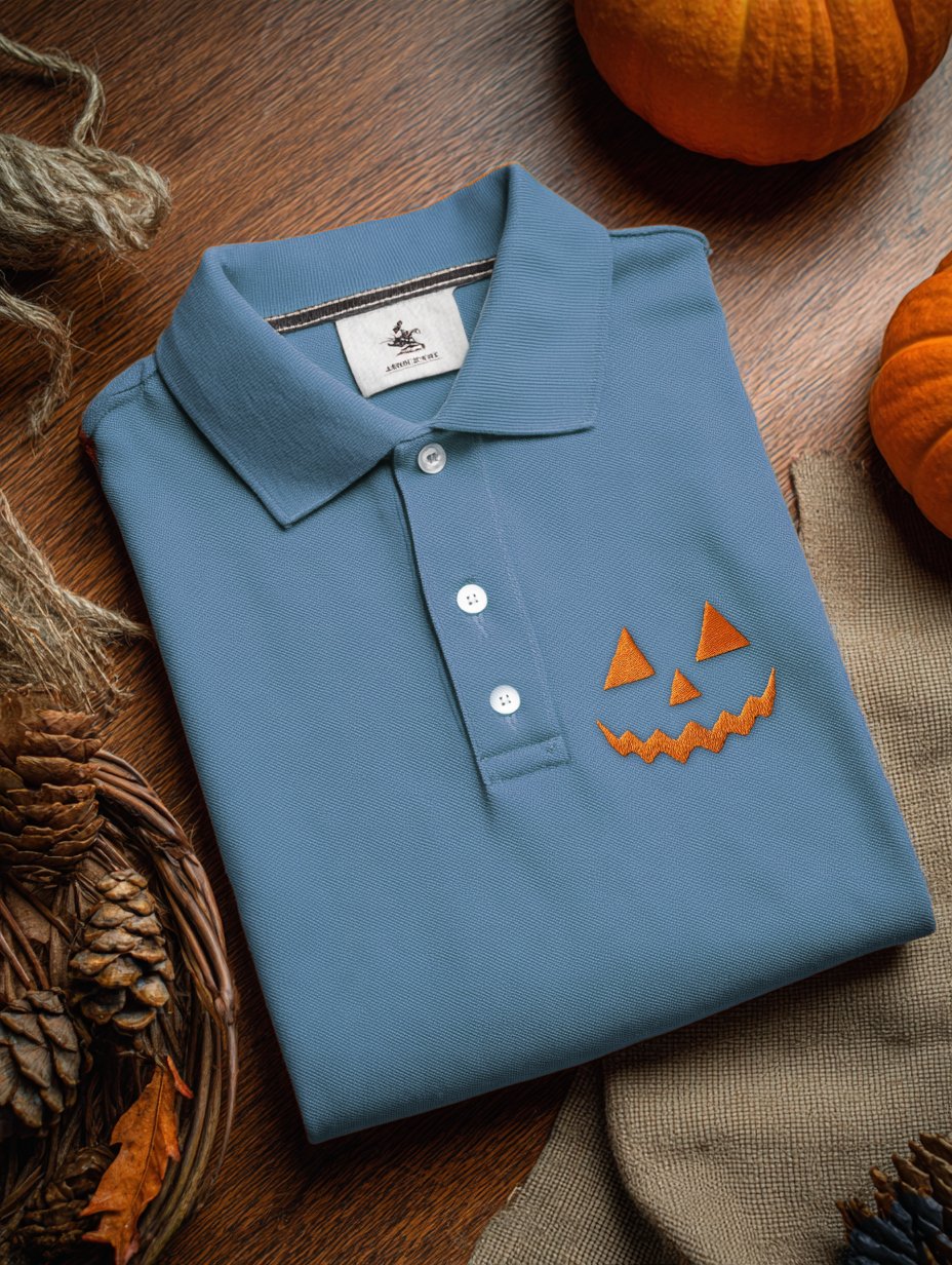 🔥Buy 3 Get 15% Off🔥Men's Offline Business Autumn Pumpkin Contrast Polo