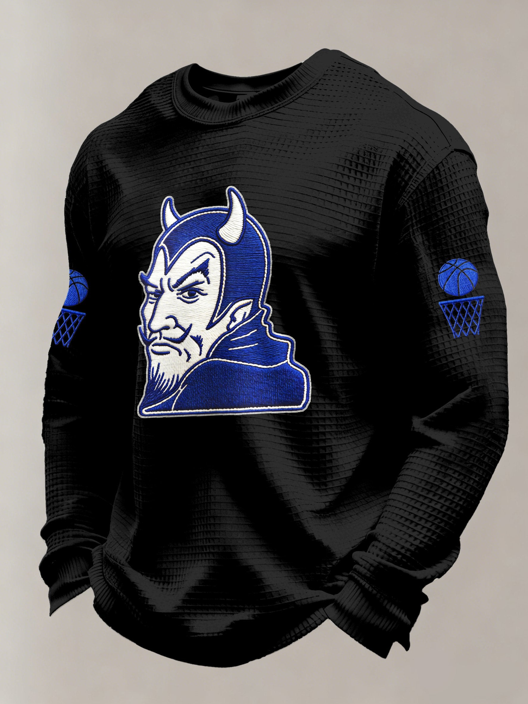 Men's Basketball Printed Casual Long-Sleeved Top