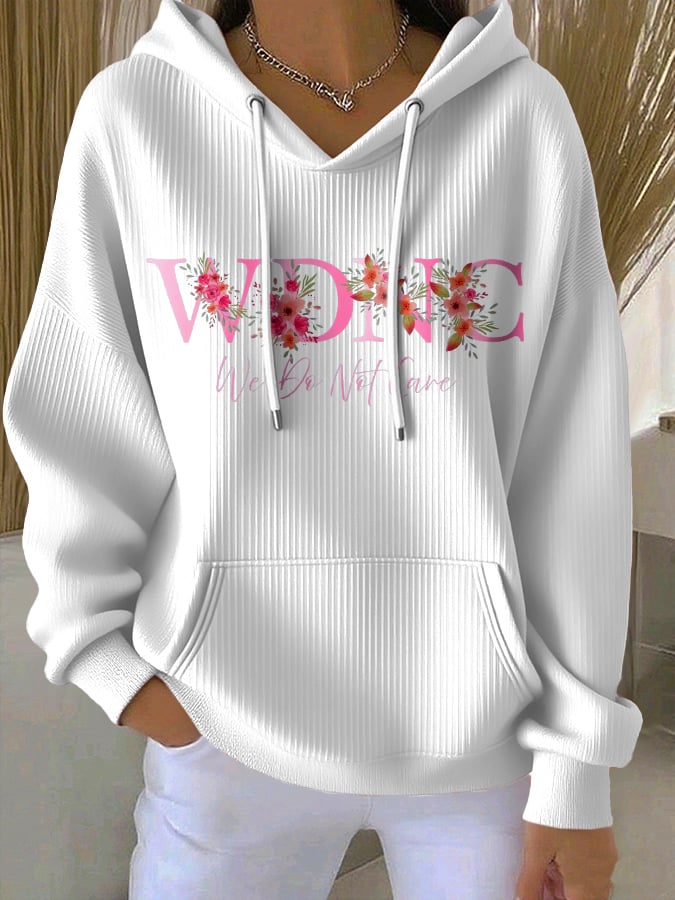 Retro Funny WDNC Menopause Perimenopause Print Hoodie