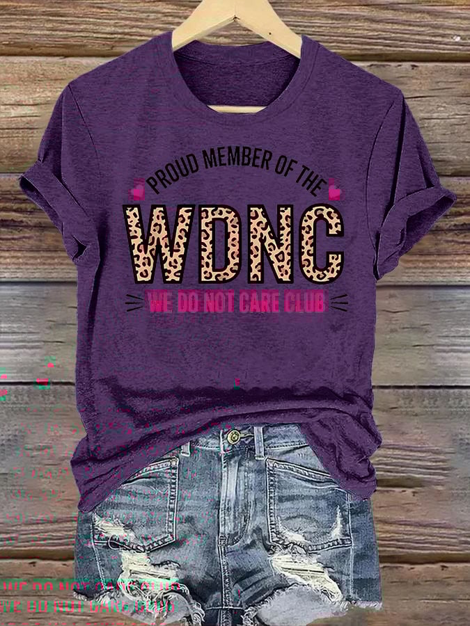 Women's Retro Funny Proud Member Of Club Menopause Perimenopause Print T-Shirt