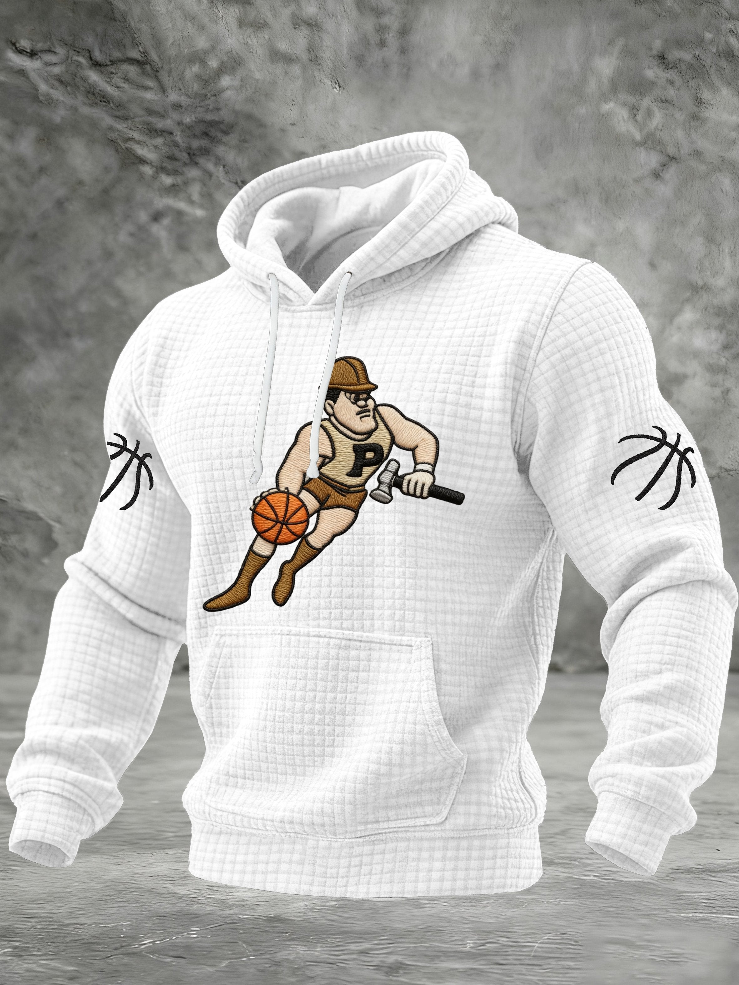 Men's Basketball Print Hoodie