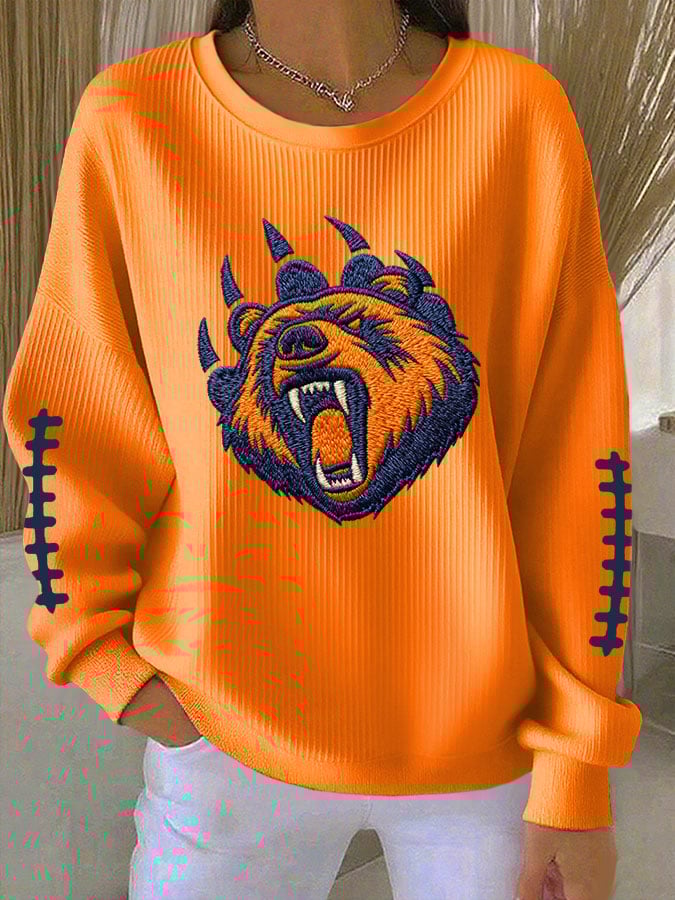 Women'S Football Print Sweatshirt