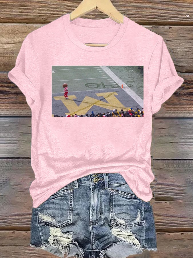 Women's Vintage Buckeyee Ohioo Snow T-shirt