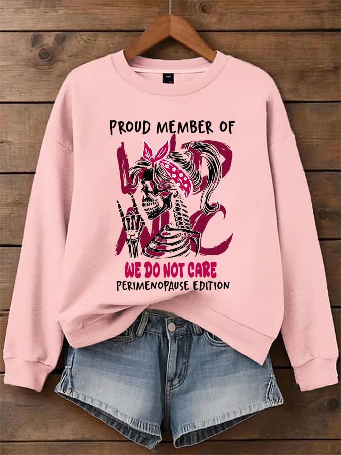 Women's WDNC Menopause And Perimenopause Print Sweatshirt
