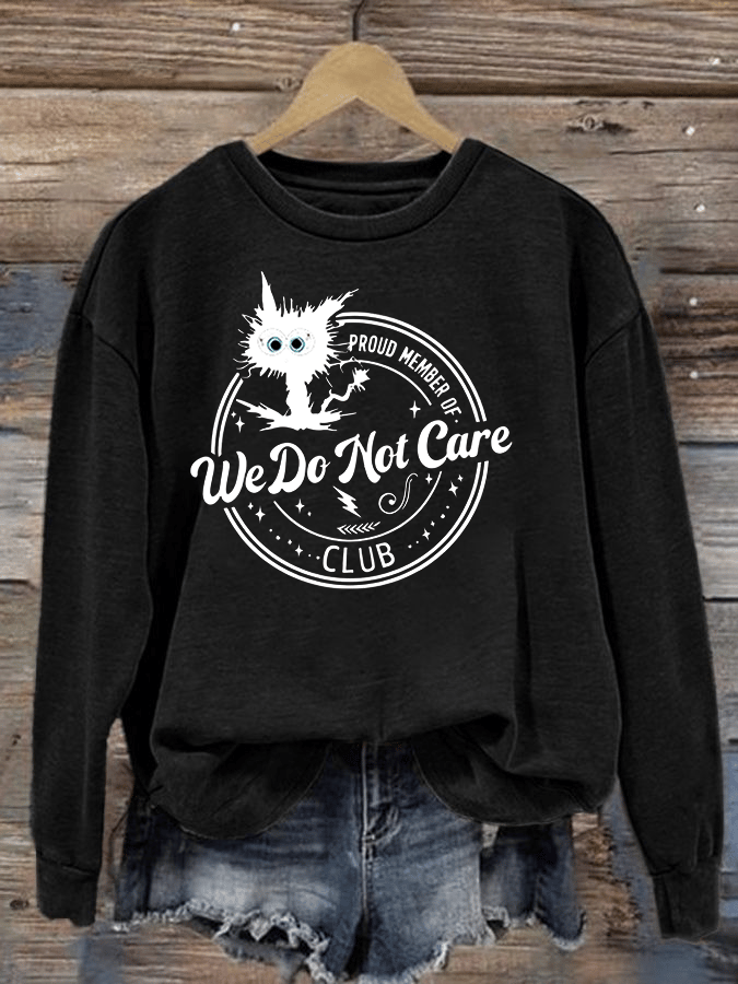 Retro Funny Proud Member Of Print Sweatshirt