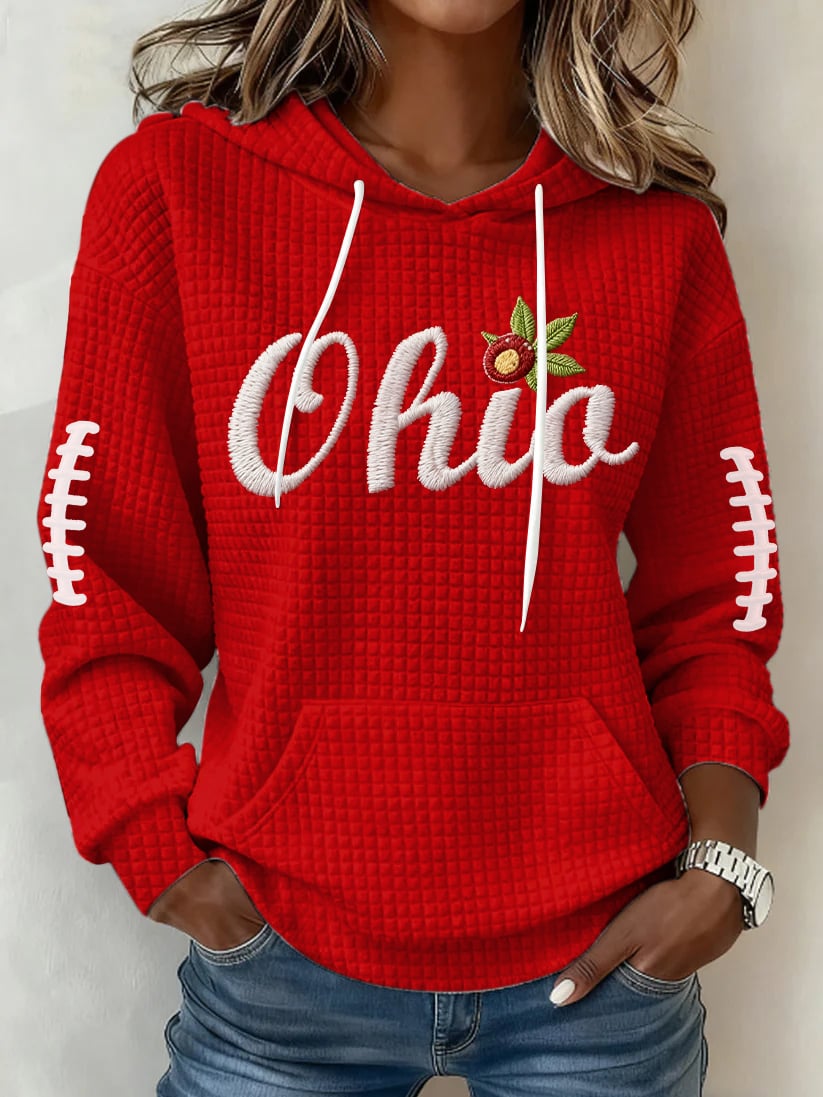 Women's Football Printed Sweatshirt