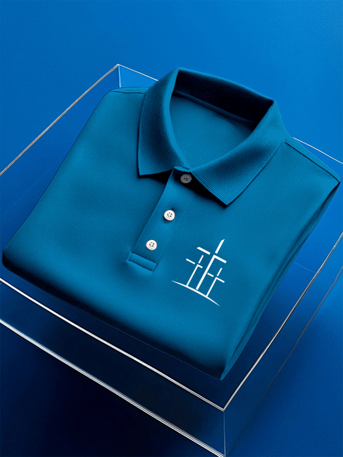 🔥Buy 3 Get 15% Off🔥Men's Faith Printed Casual Polo Shirt