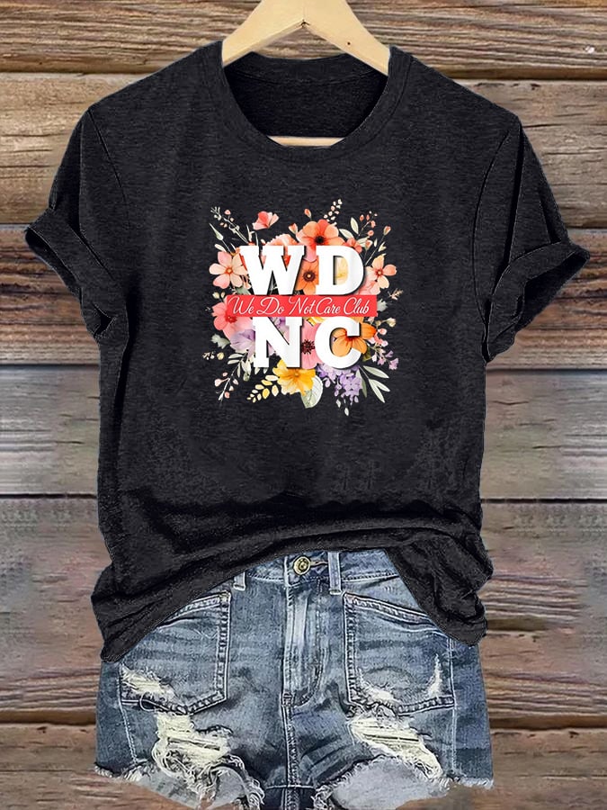 Women's Retro Funny Proud Member Of Club Menopause Perimenopause Print T-Shirt