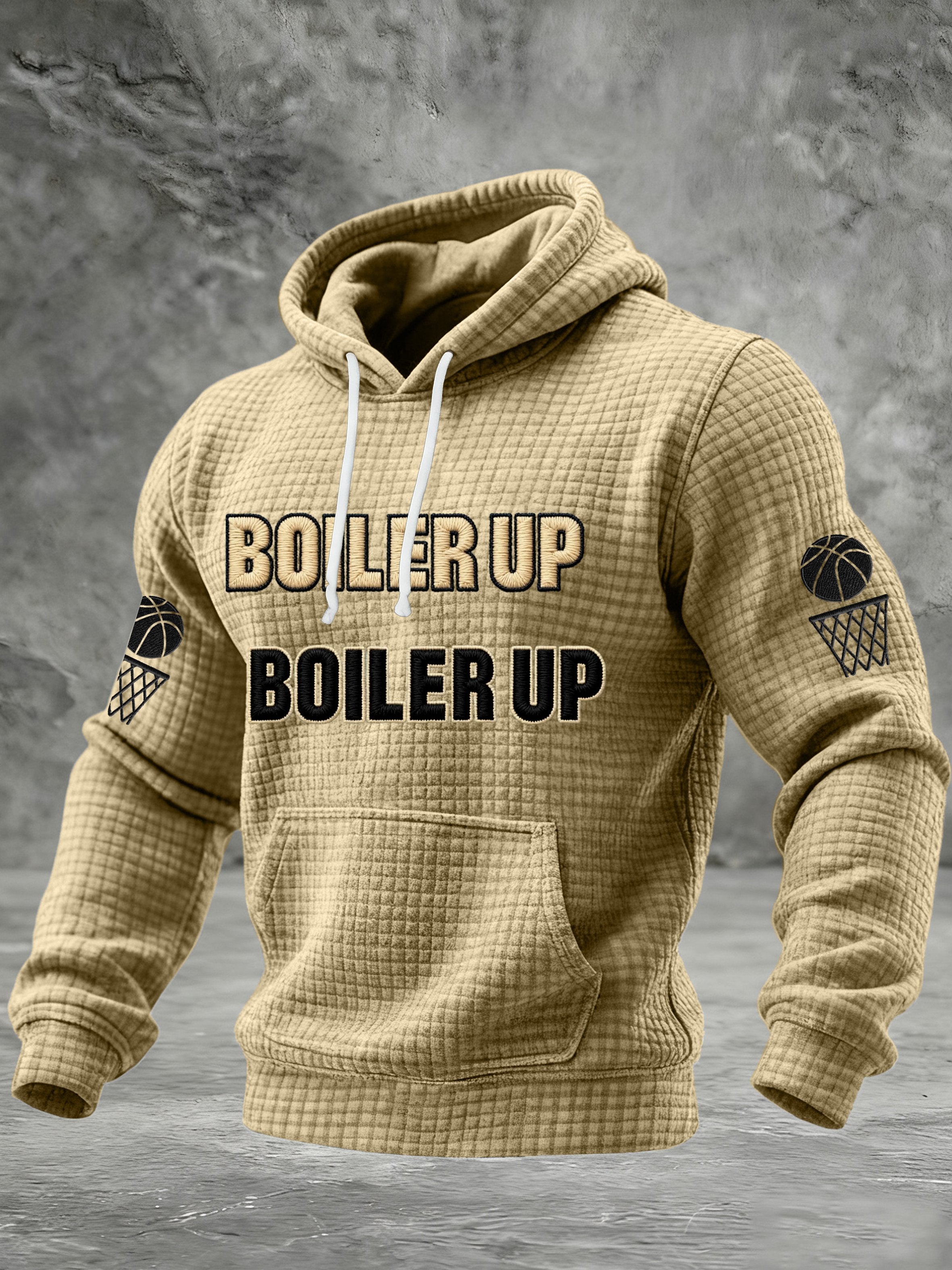 Men's Basketball Print Hoodie