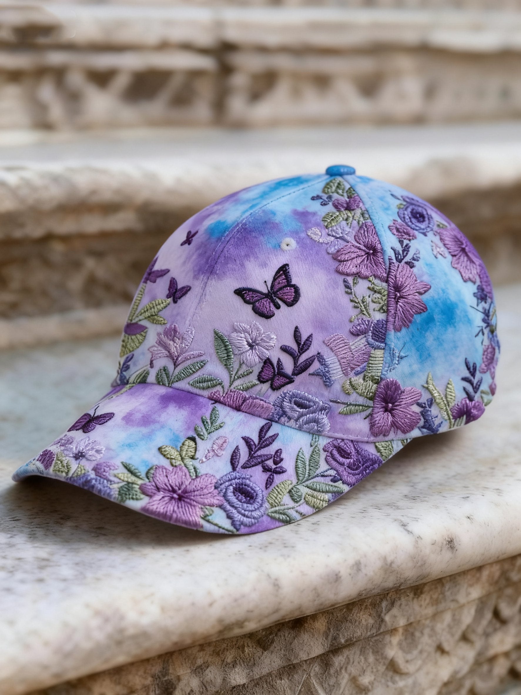 Women's Retro Bohemian Floral Print Casual Hat