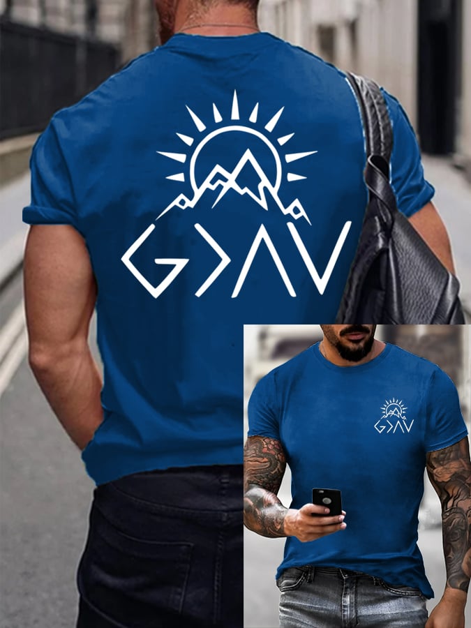 🔥Buy 3 Get 15% Off🔥Men's Faith Printed Casual T-Shirt