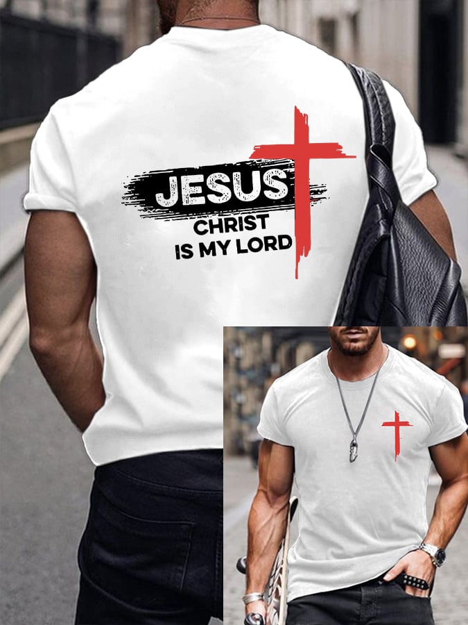 🔥Buy 3 Get 15% Off🔥Men'S Casual Faith Short-Sleeved T-Shirt