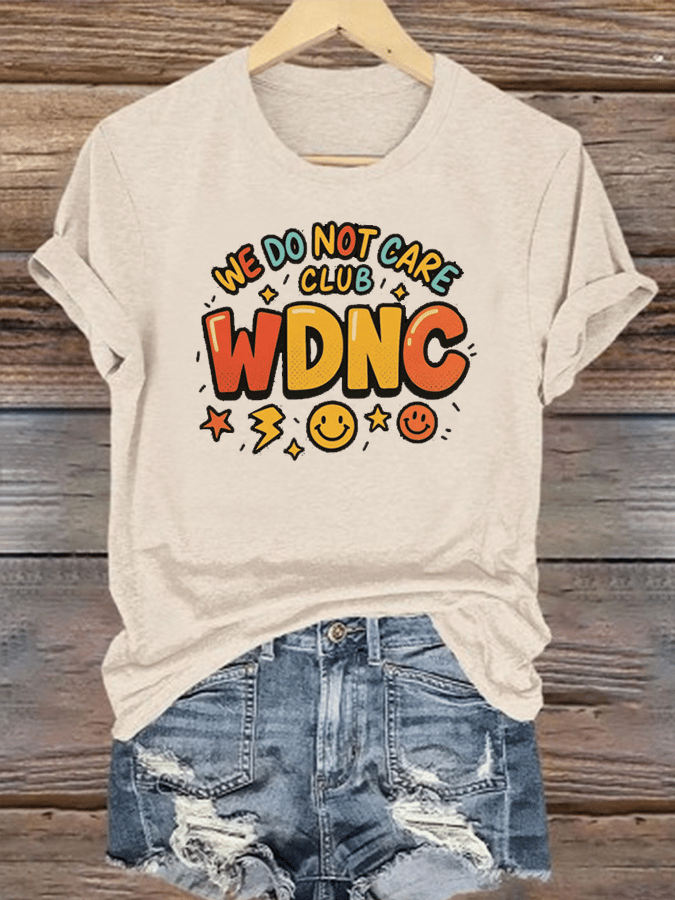 Women's Retro Funny Proud Member Of Club Menopause Perimenopause Print T-Shirt