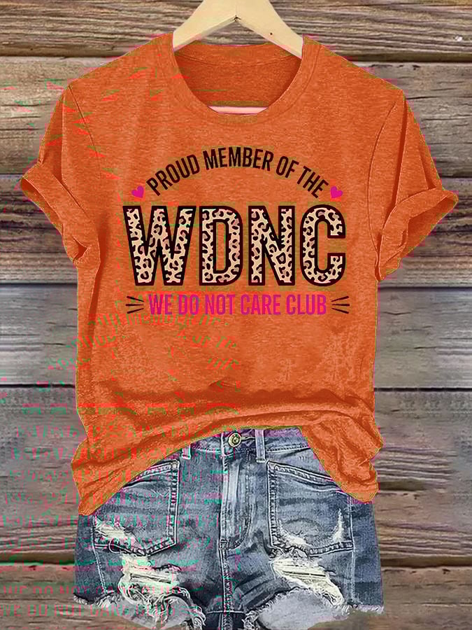Women's Retro Funny Proud Member Of Club Menopause Perimenopause Print T-Shirt