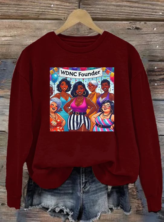 Women's Retro Funny Proud Member Of Club We Do Not Care Menopause Perimenopause Print Sweatshirt