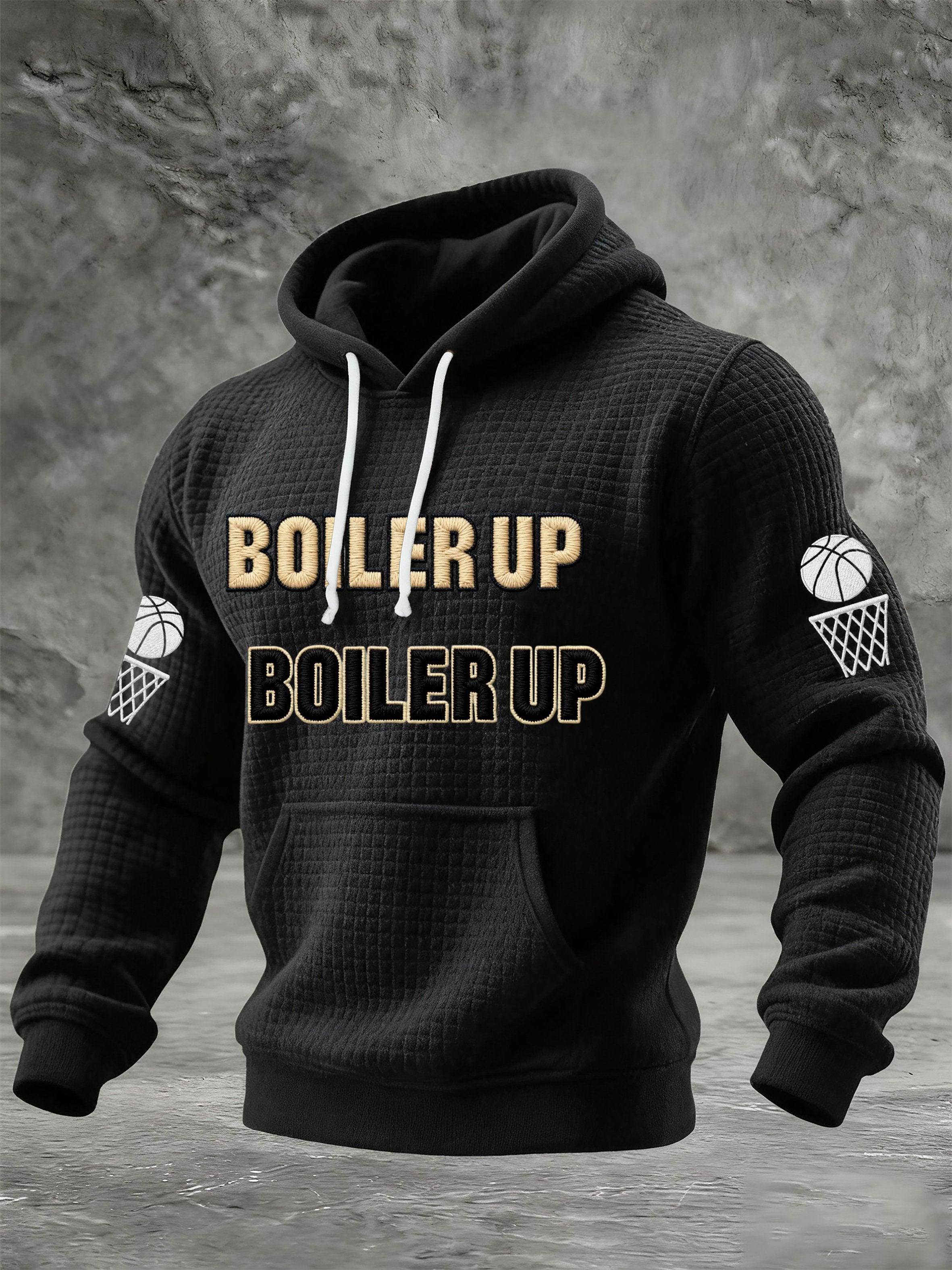 Men's Basketball Print Hoodie