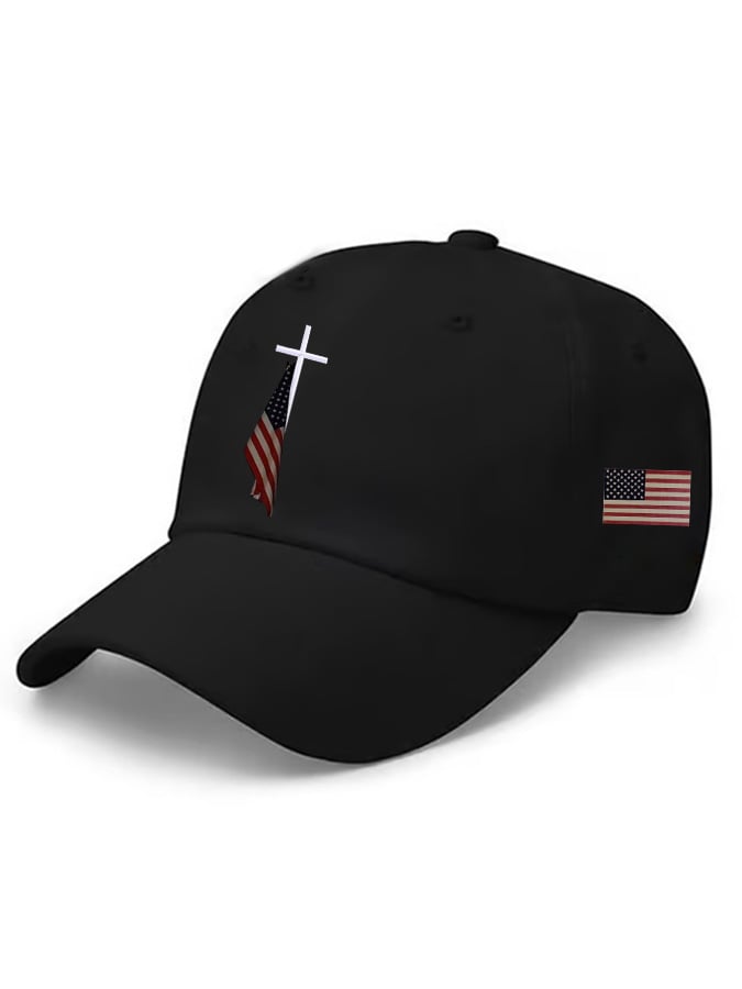 š„Buy 3 Get 15% Offš„Unisex Flag Cross Print Baseball Cap