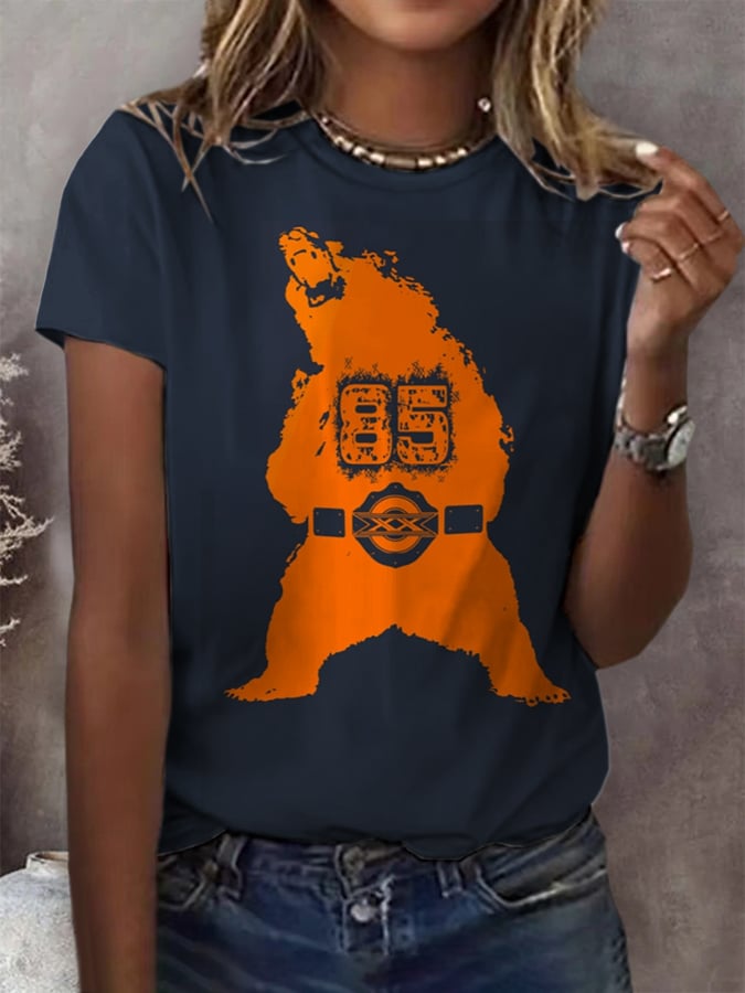 Women's Football Print T-Shirt