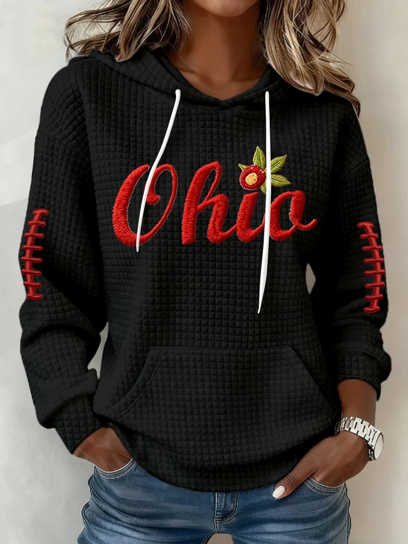 Women's Football Printed Sweatshirt